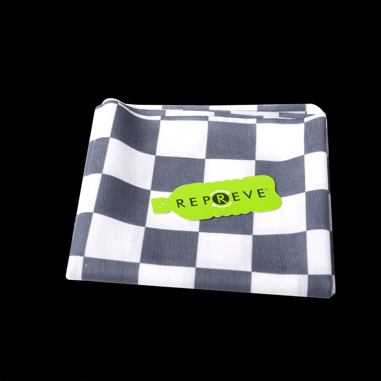 Grey White Checked Seamless Neck Tube Biker Bandana MOD
