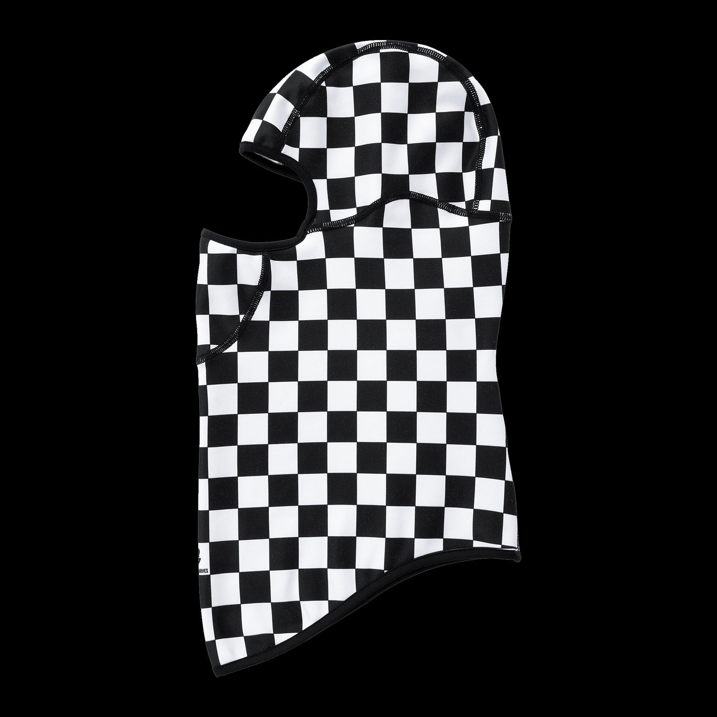 Black and White Check Thermal Balaclava