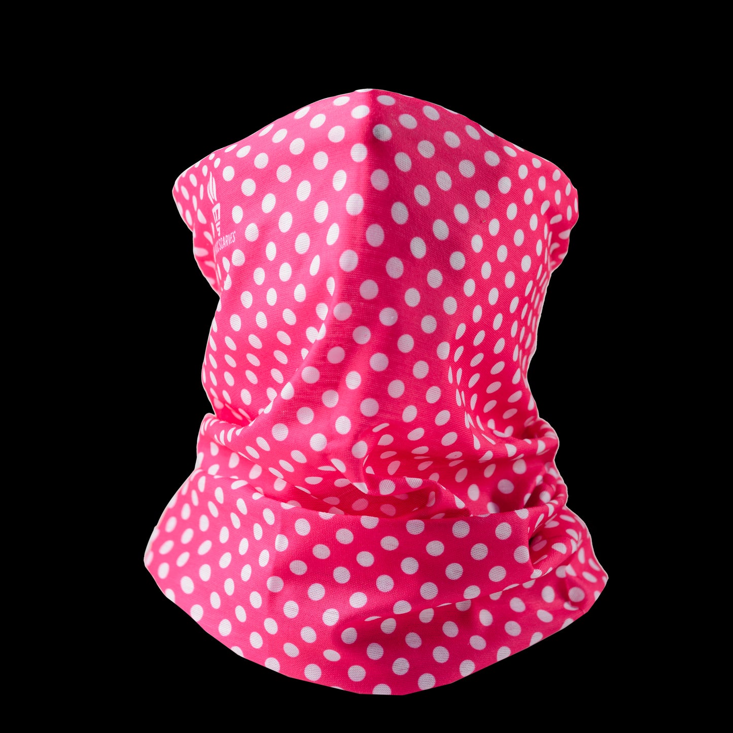 Pink Polka Dot Neck Tube Bandana