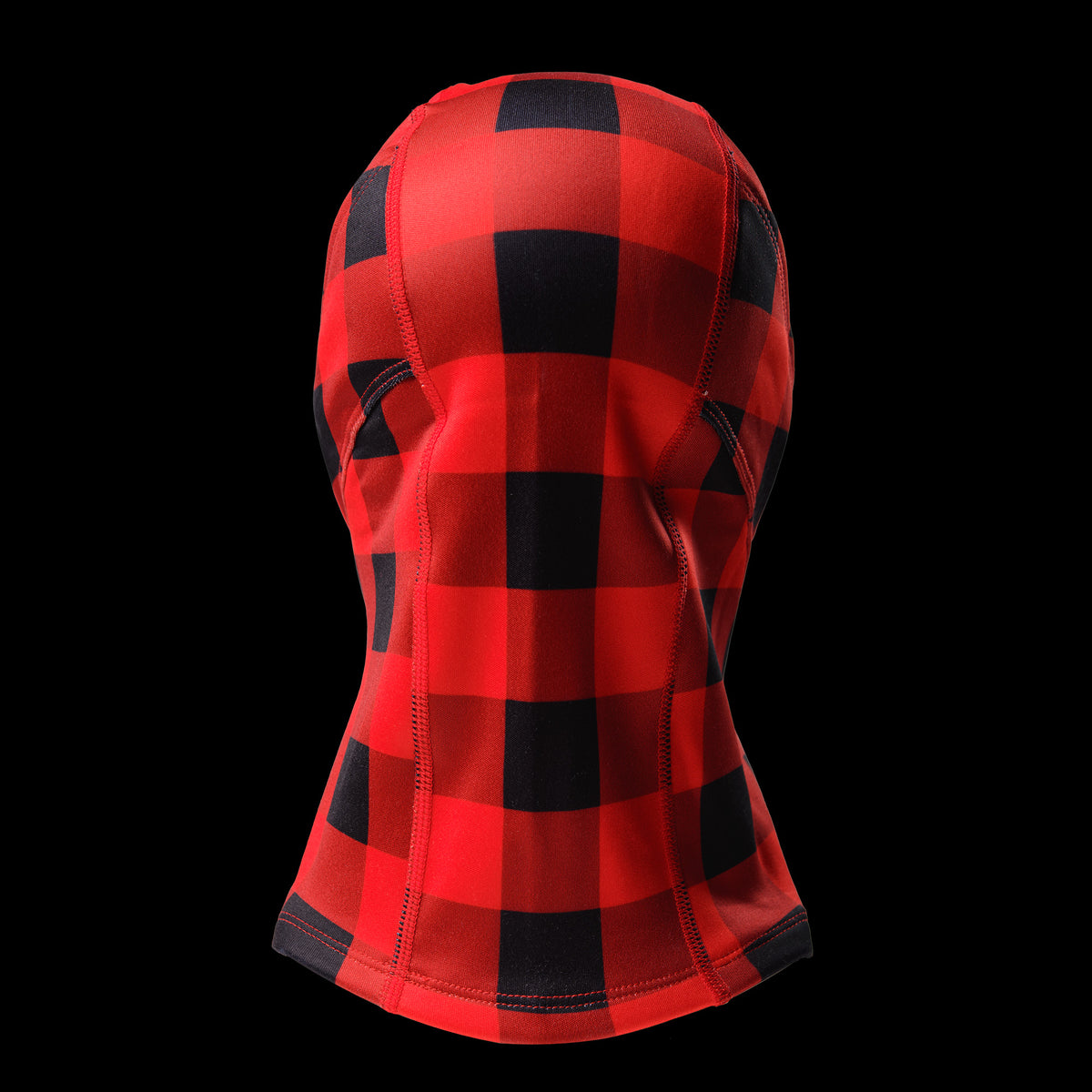 Black Red Check Lumber Jack Winter Thermal Balaclava