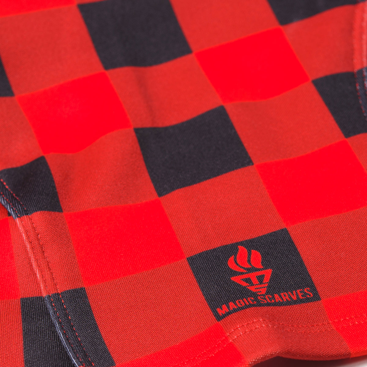Black Red Check Lumber Jack Winter Thermal Balaclava