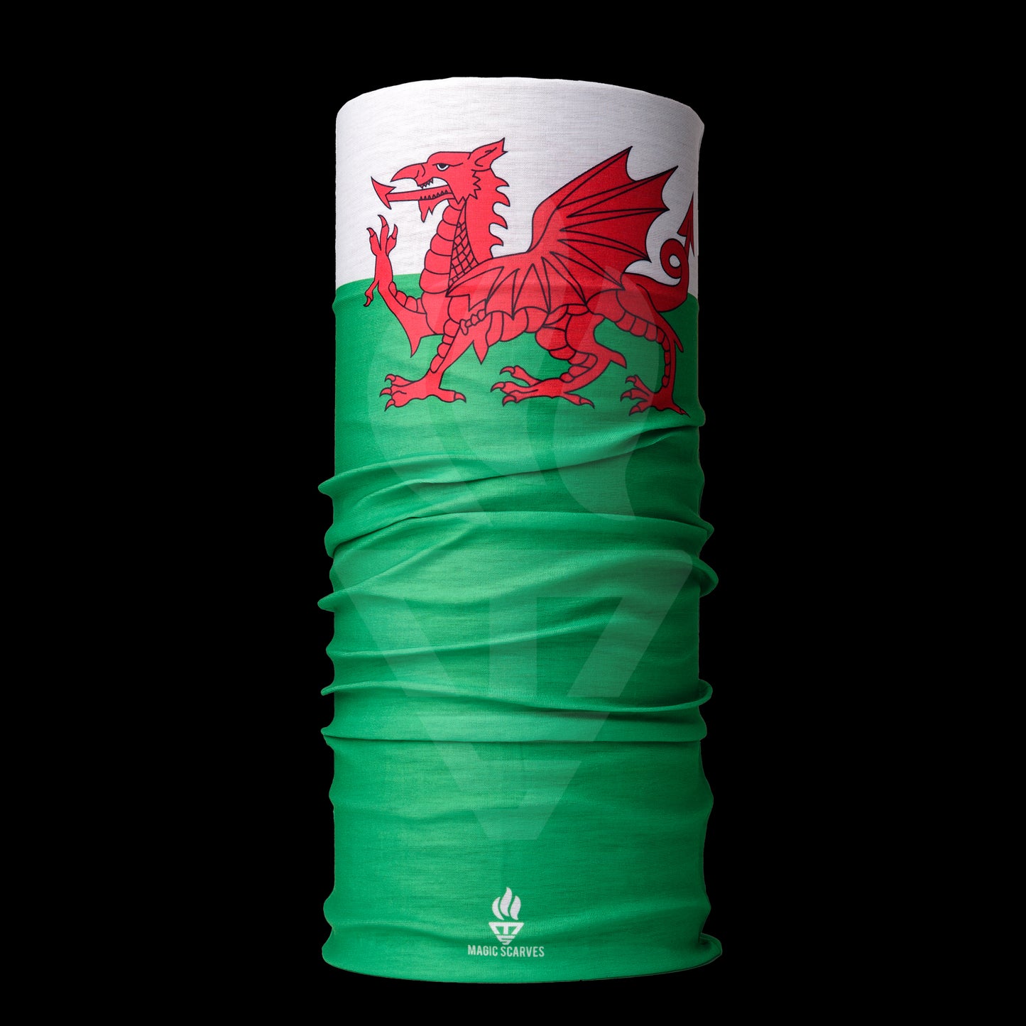 Wales Flag Neck Tube Bandana Biker Snood For Men Women