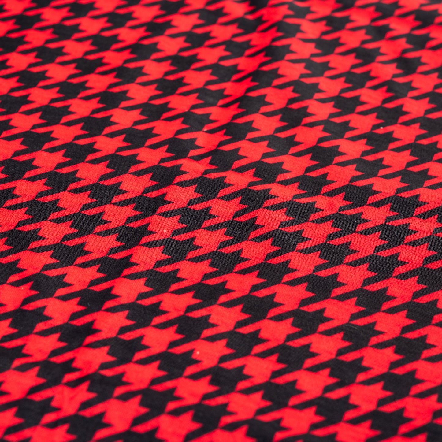 Red Houndstooth Neck Tube Bandana Biker Snood For Men Women MOD Ska