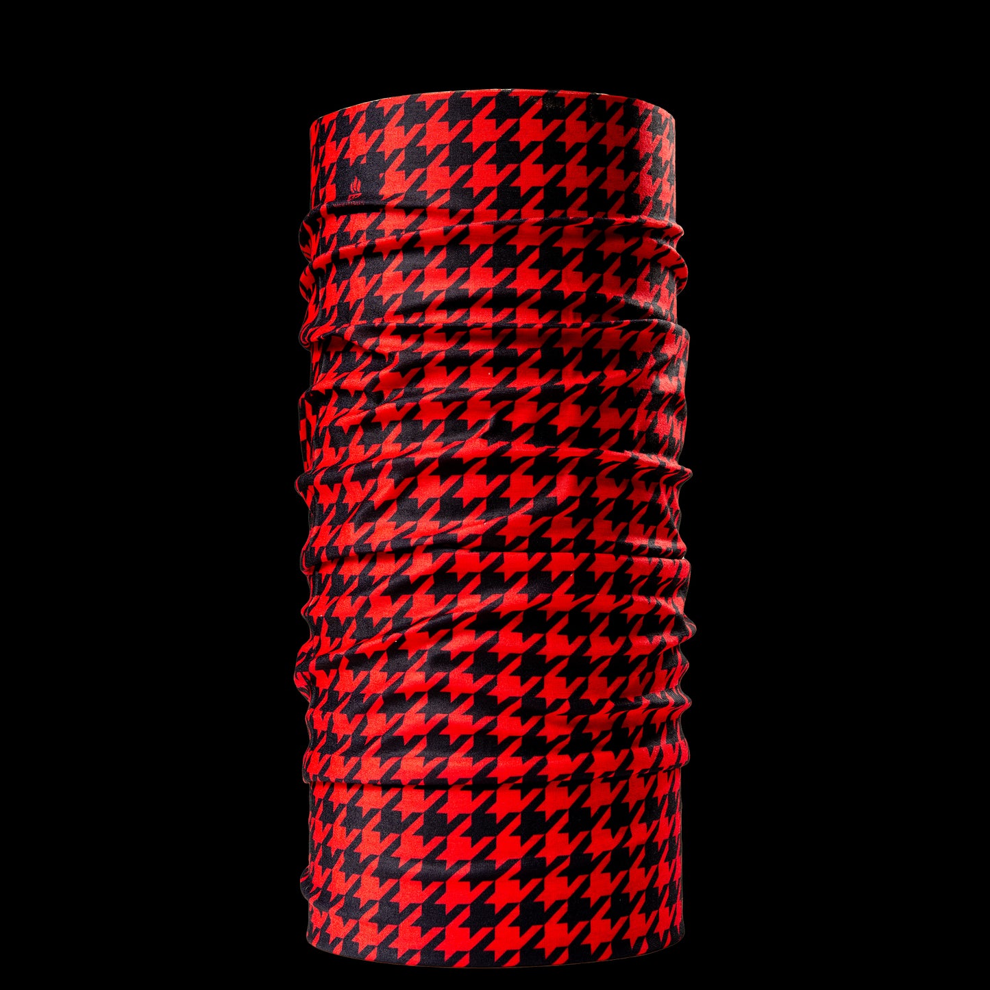 Red Houndstooth Neck Tube Bandana Biker Snood For Men Women MOD Ska