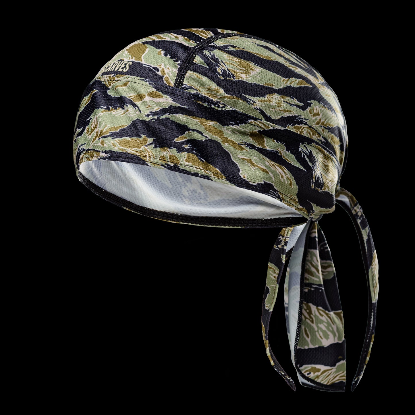 Tiger Camo Biker Pirate Skull Cap Bandana