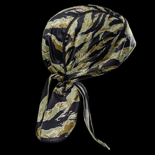 Tiger Camo Biker Pirate Skull Cap Bandana