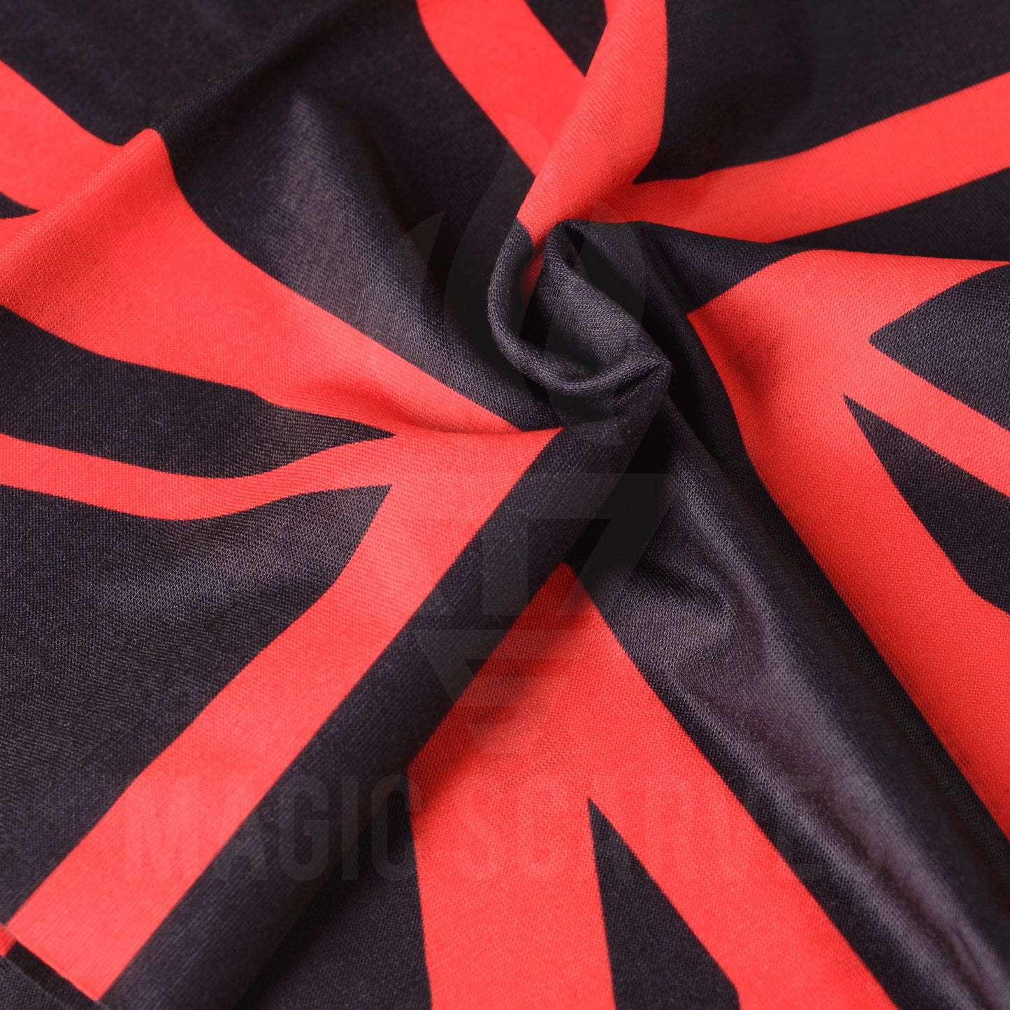 Red Black Union Jack UK Flag Neck Tube Bandana Snood For Men Women