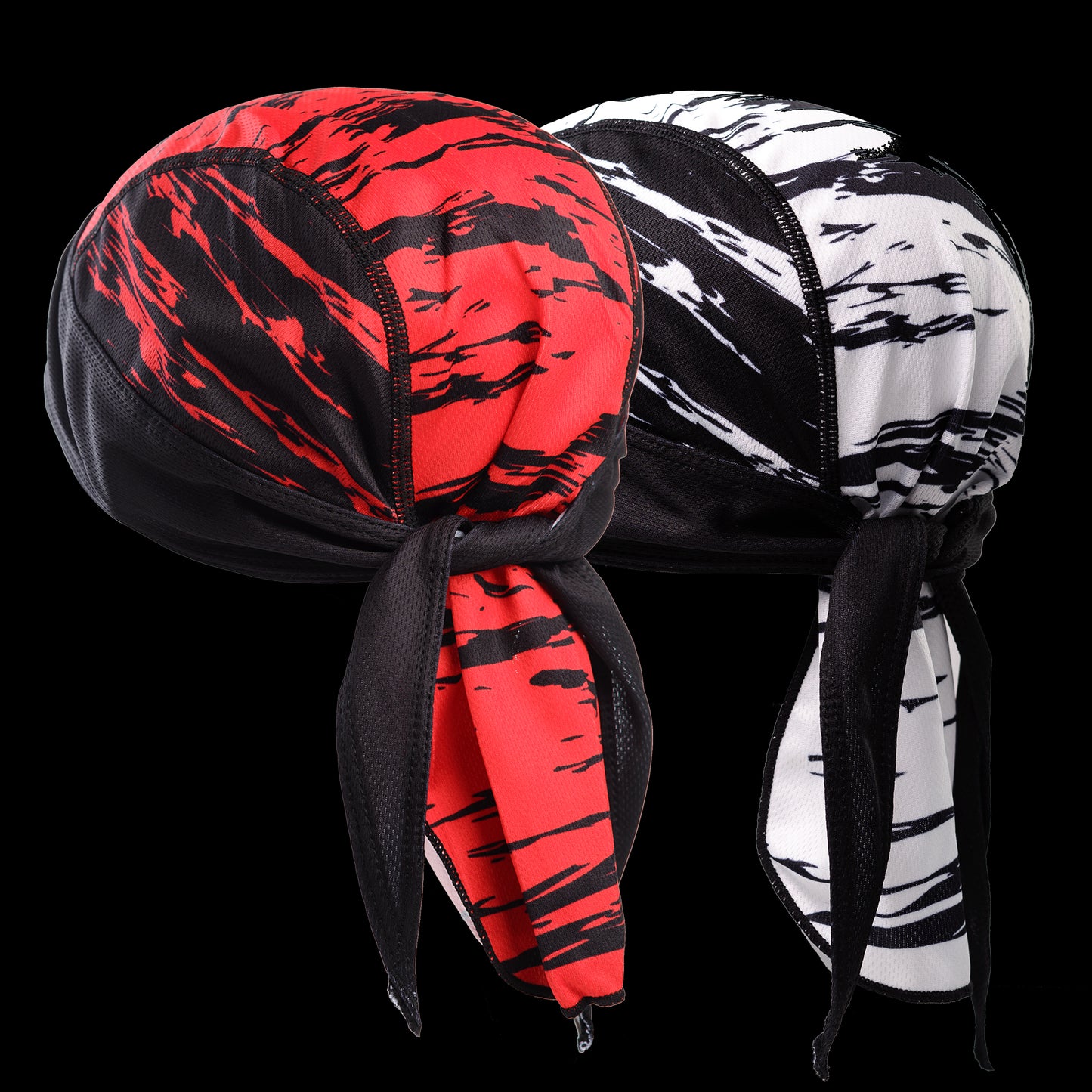 Red Mist Bandana Skull Cap