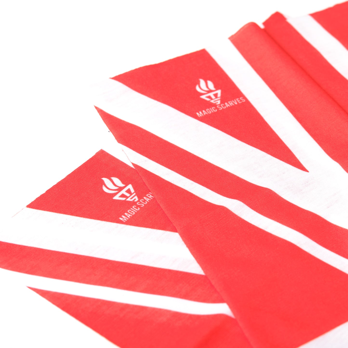 Red Union Jack UK Flag Neck Tube Bandana Snood for Bikers, Novelty