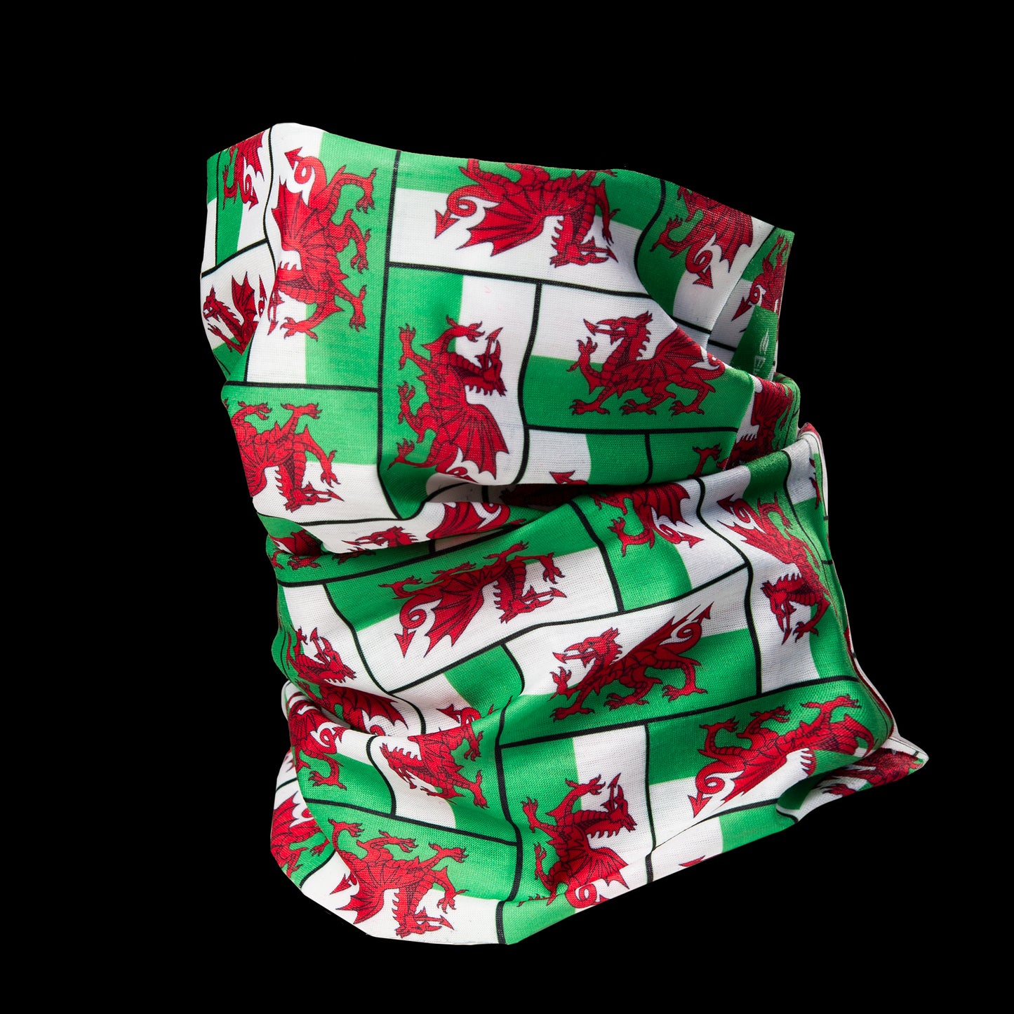 Wales Small Flag Snood Neck Tube Bandana Biker Scarf For Men Women