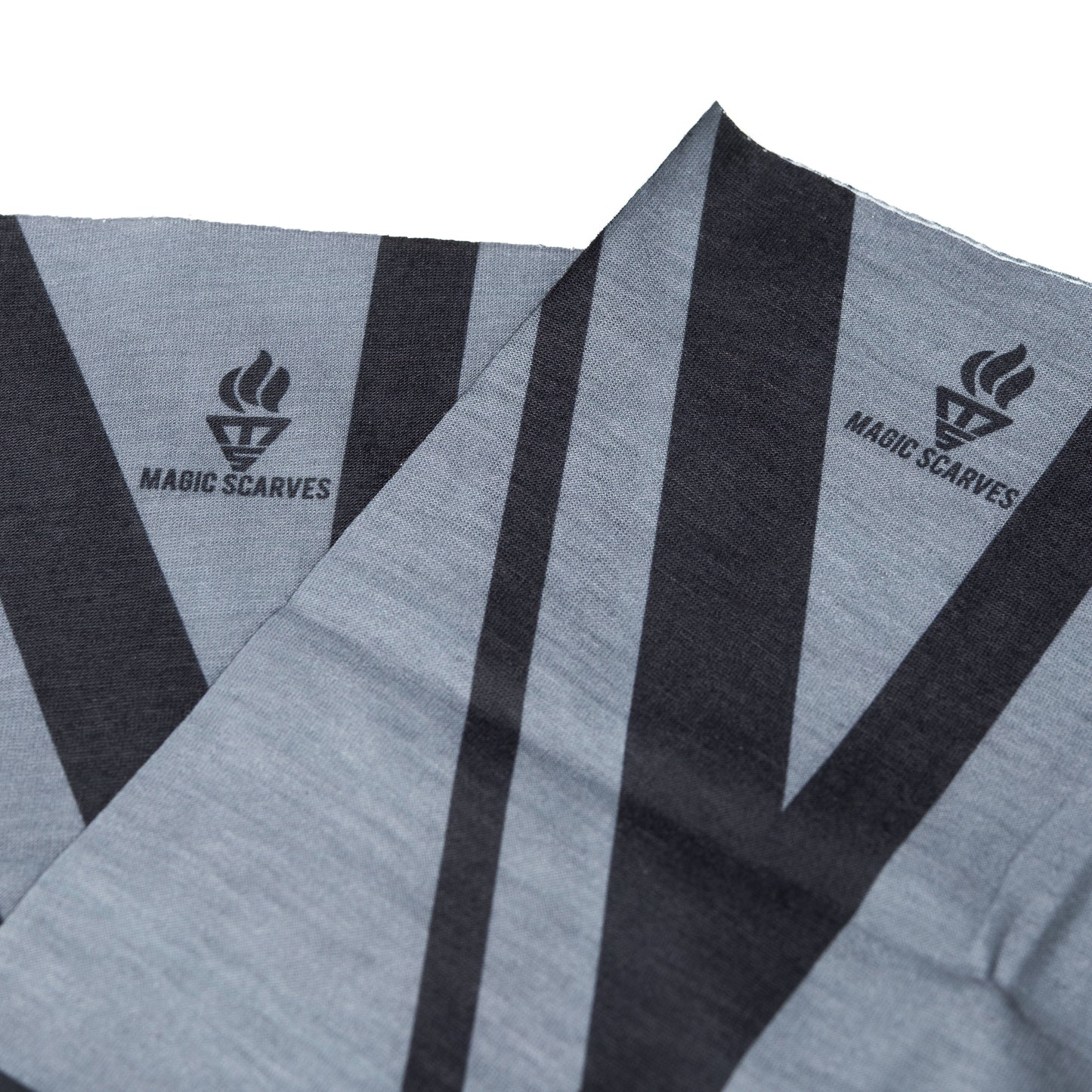 Grey Black Union Jack UK Flag Neck Tube Bandana Snood For Men Women