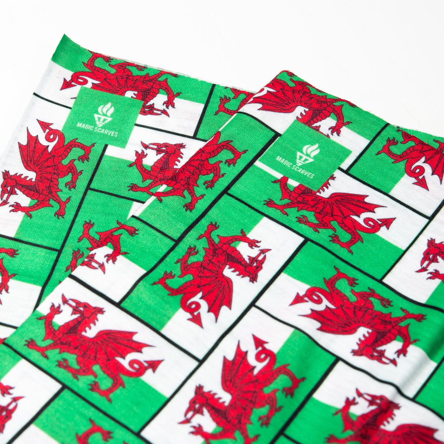 Wales Small Flag Snood Neck Tube Bandana Biker Scarf For Men Women