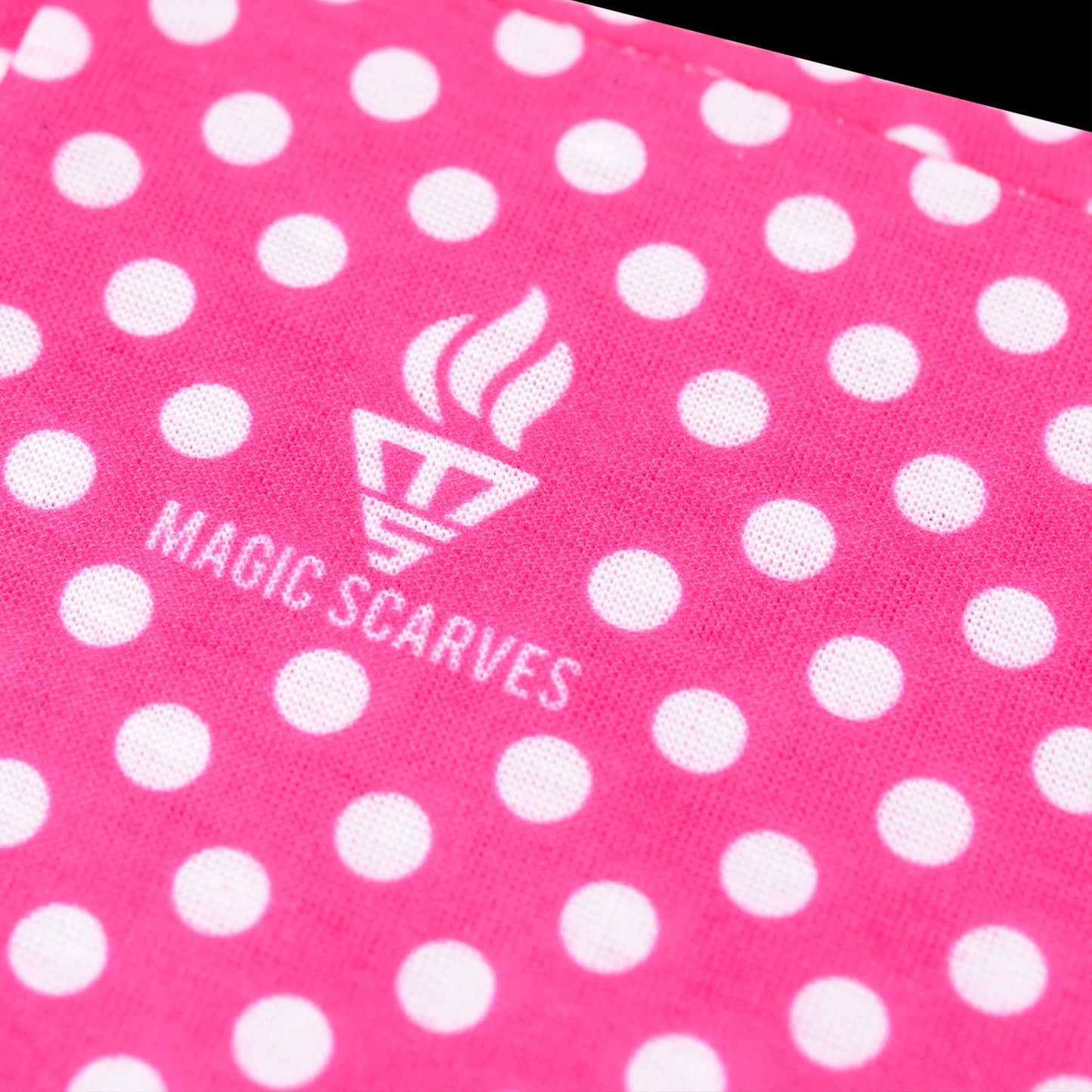 Pink Polka Dot Neck Tube Bandana